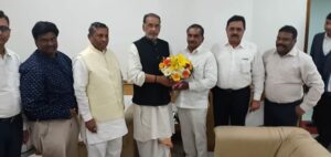 9. Meeting with Radha Mohan Singh.