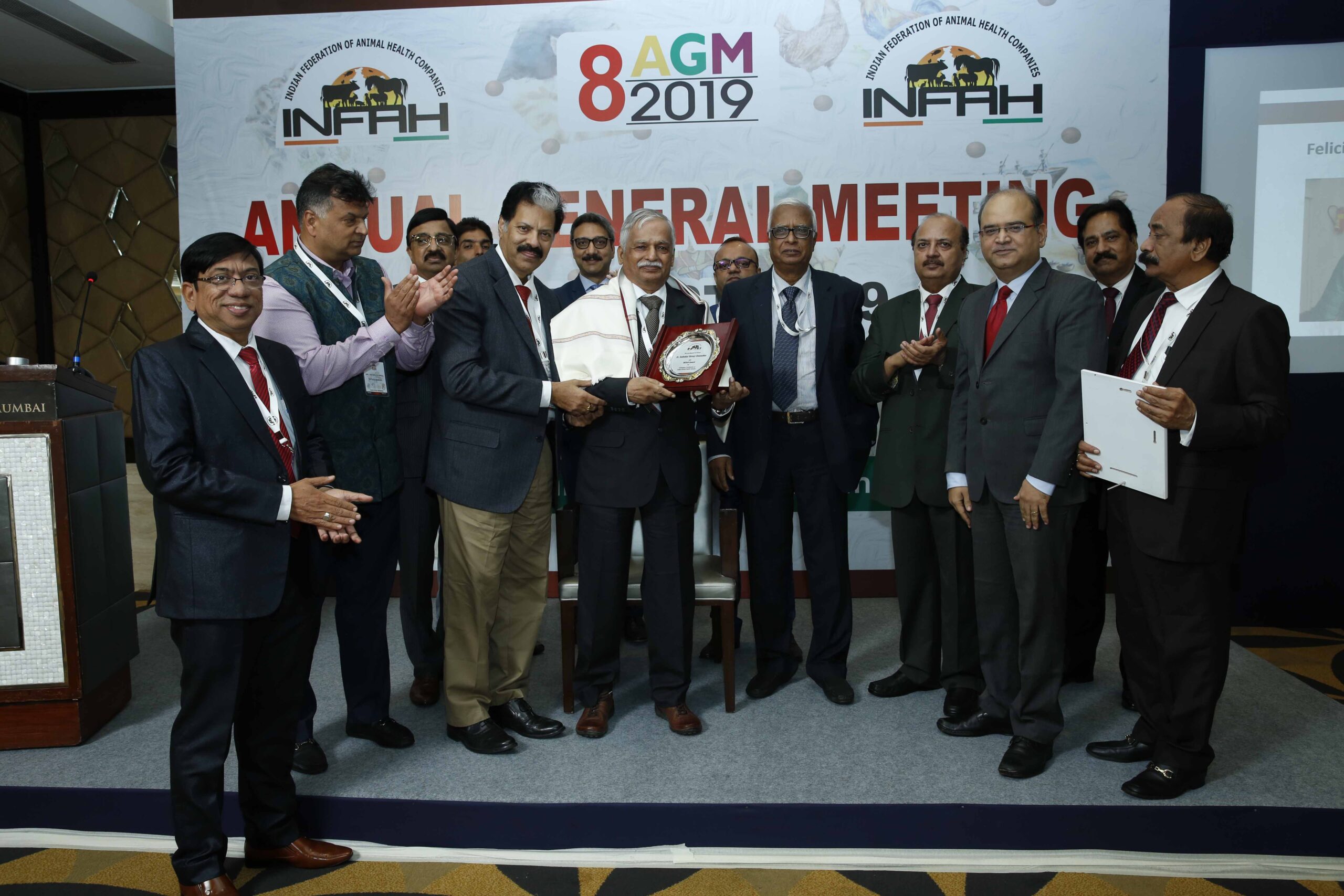 12 Dr. S.S.Chousalkar received INFAH Award scaled