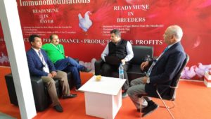 MR. RISHEE BARAL DISTRIBUTOR FOR NEPAL IN DISCUSSION WITH INTERFACE MANAGEMENT