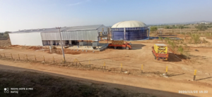 Cascade Trucks and biogas Digester