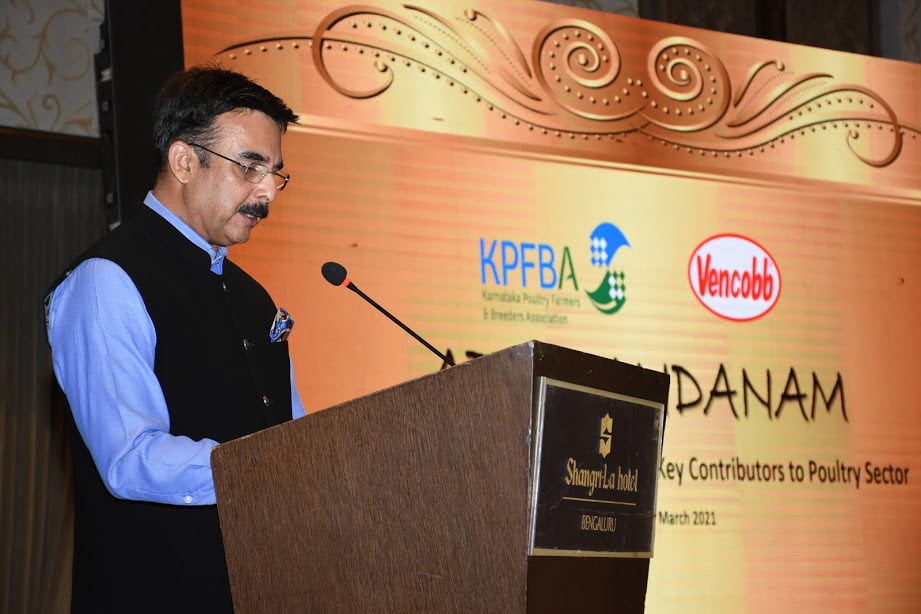 Dr. B.Sushanth Rai President of the Karnataka Poultry Farmers Breeders Association KPFBA