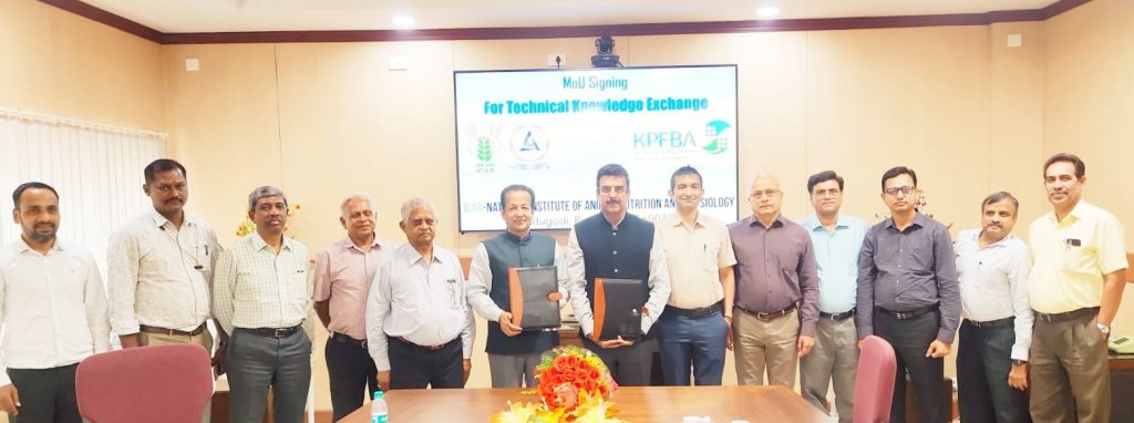 ICAR-National Institute of Animal Nutrition & Physiology signs MoU with KPFBA