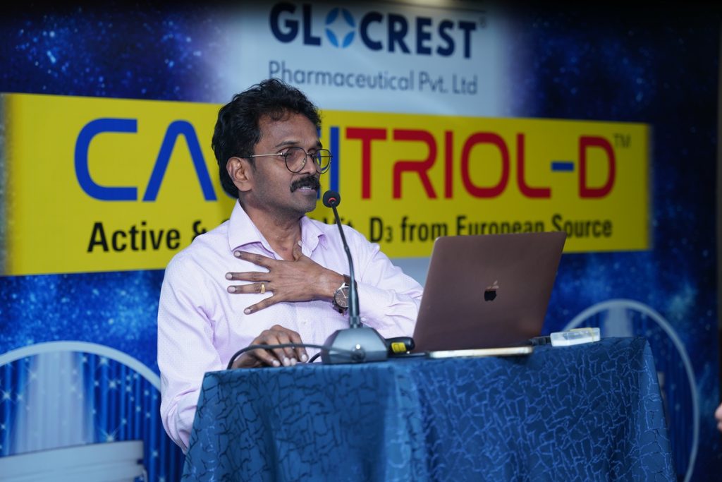 Dr. S.V. Rama Rao the keynote speaker and renowned scientist presented various derivatives of Vitamin D3