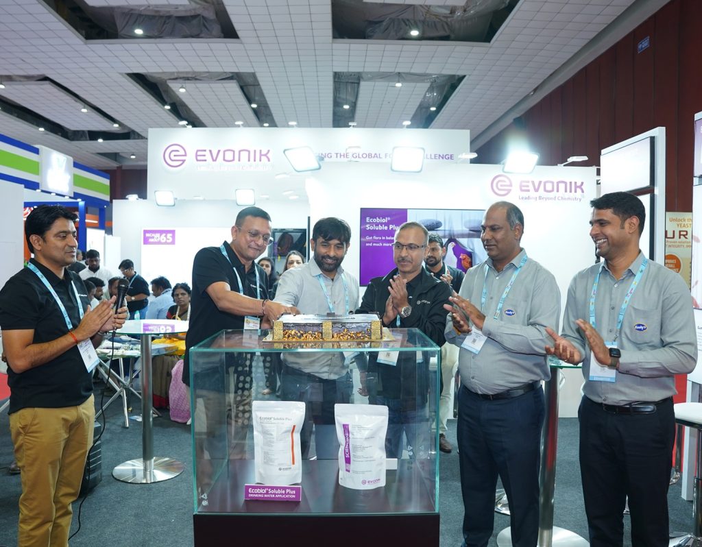 Evonik Launches Ecobiol Soluble Plus at Poultry India 2024