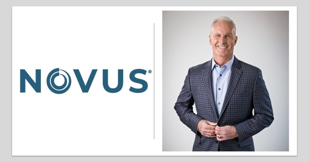 NOVUS logo and CEO Dan Meagher
