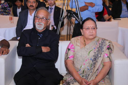 Dr Suresh Sharma with wife